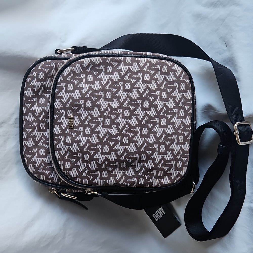 NWT DKNY Monogram Gigi Flight Bag